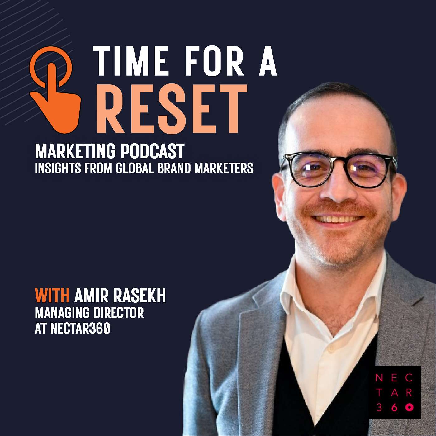 Time for a Reset: Marketing Podcast with Amir Rasekh, Managing director at Nectar360